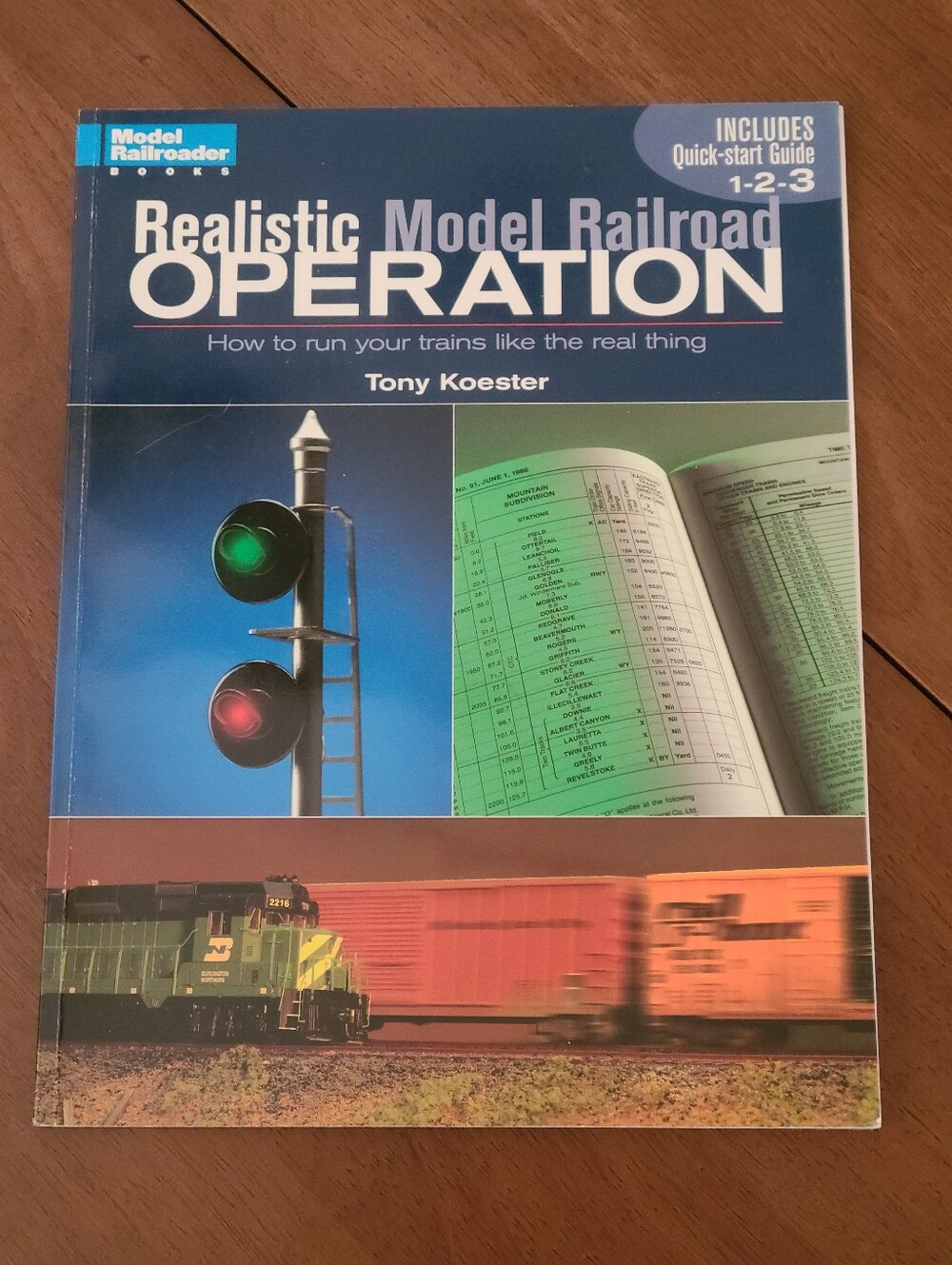 Realistic Model Railroad Operation by Tony Koester Paperback Softcover Book